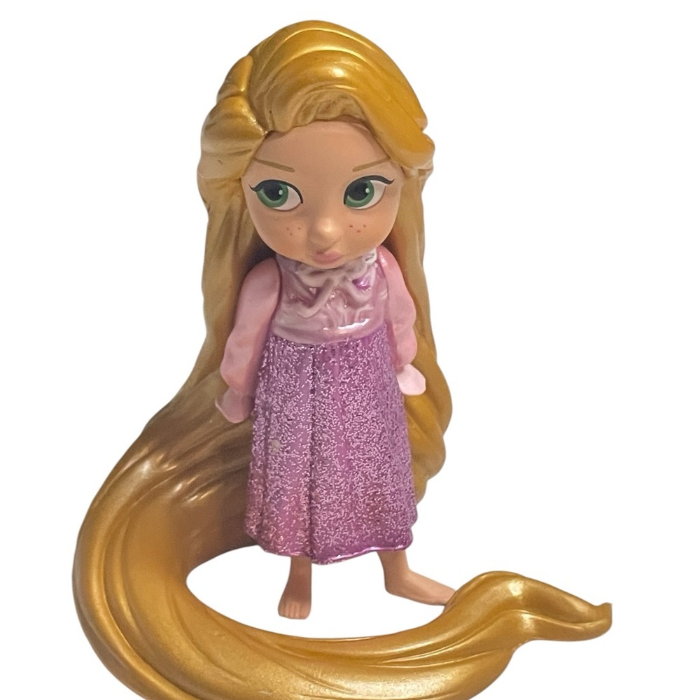 Disney ANIMATORS Collection RAPUNZEL Princess PVC 3” Figure Cake Topper